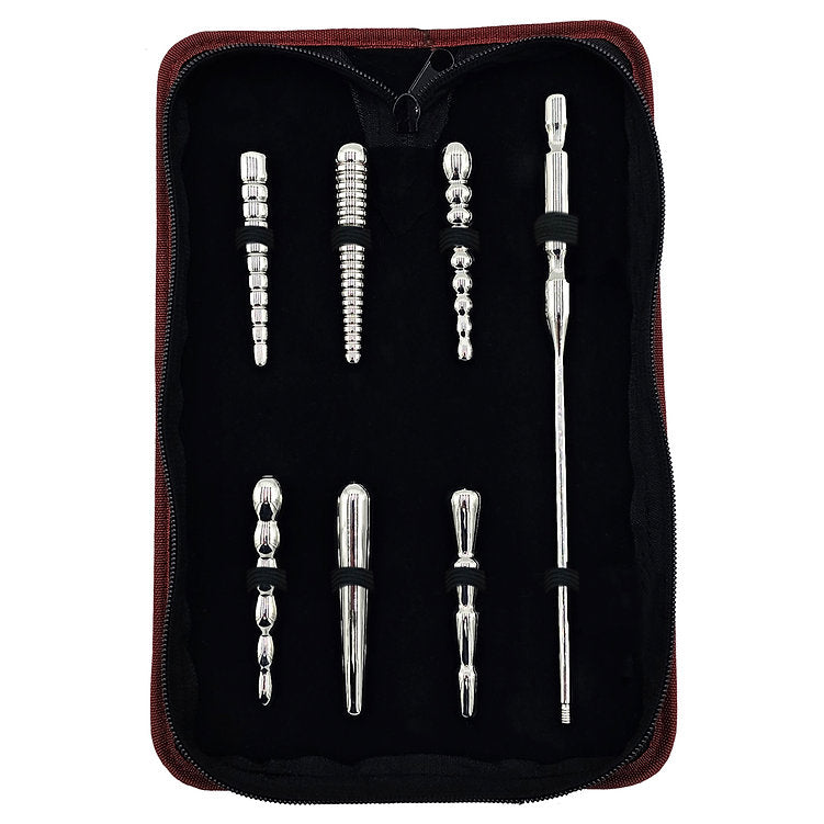 Stainless Steel Penis Plug Set with Handle