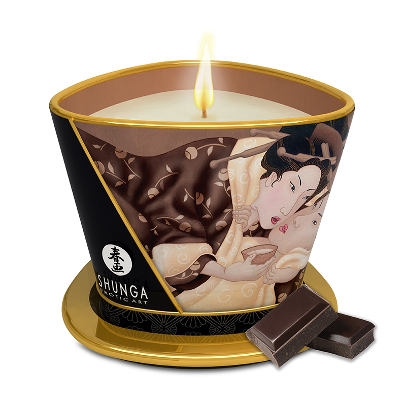 Massage Candle 170 ml / 5.7 oz - Excitation / Intoxicating Choc.