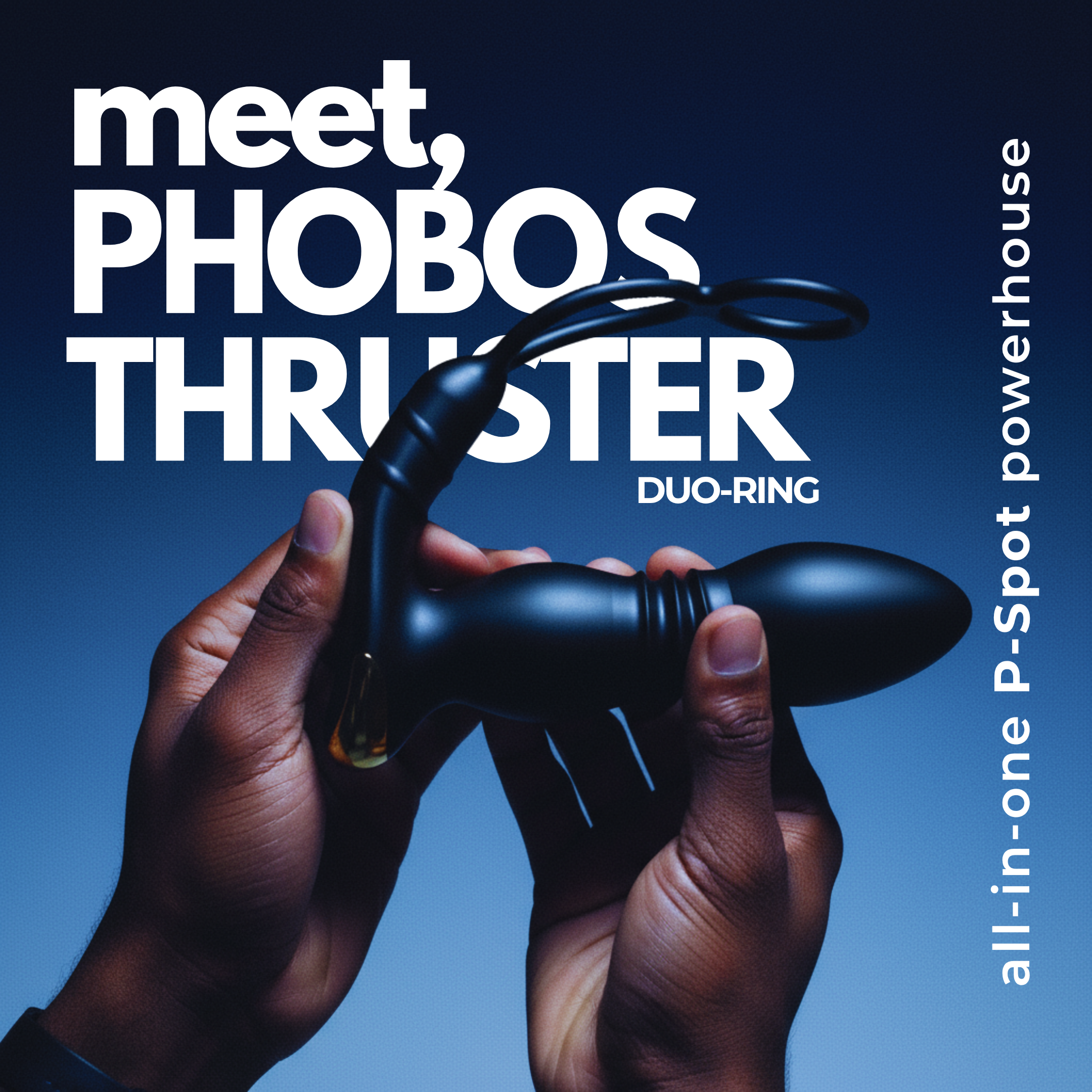 Phobos Thruster Duo-Ring Anal Vibrator