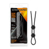 Stay Hard Silicone Dble Loop Lasso Black