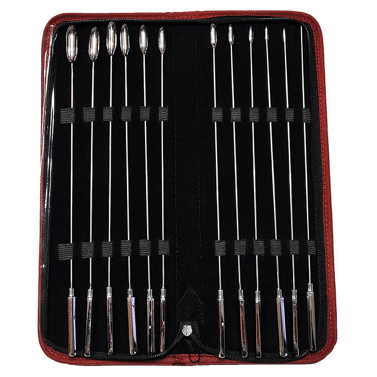 Stainless Steel 12 Piece Rosebud Dilator Set