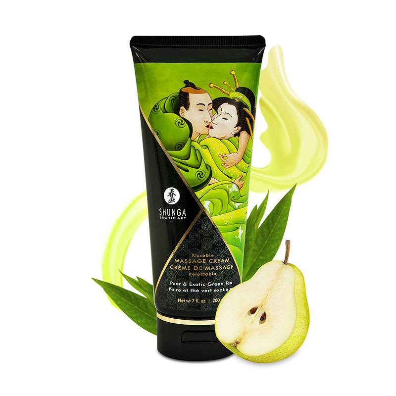 Kissable Massage Creams 200 ml/ 7 fl.oz - Pear & Exotic Green Tea
