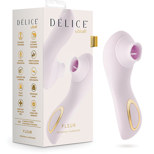Delice Fleur Clitoral Suction Stimulator – Tongue Flutter