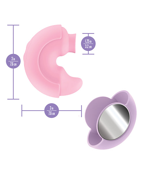 Pout & Play Dual-Stimulation Travel Vibrator