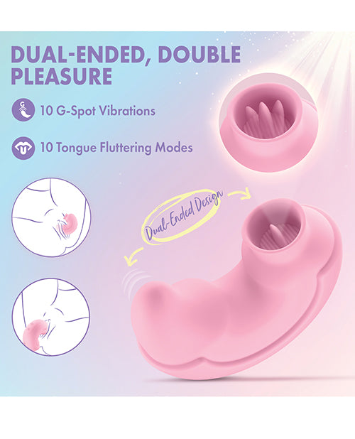 Pout & Play Dual-Stimulation Travel Vibrator