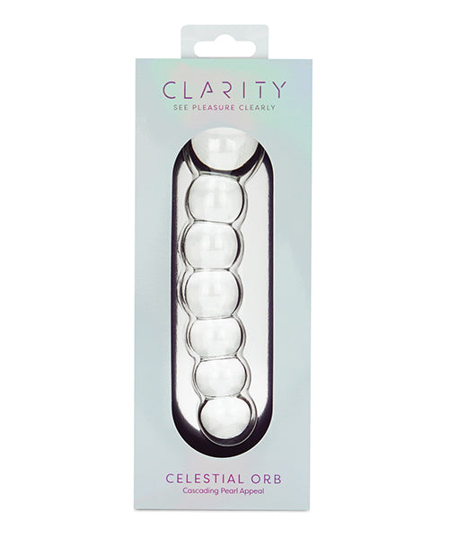 Clarity Celestial Orb Double-Ended Glass Dildo