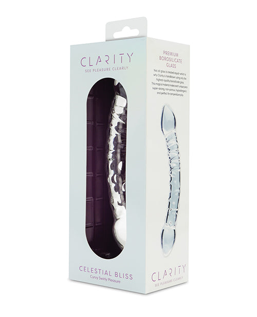 Clarity Celestial Bliss Glass Dildo (Dual-Ended)