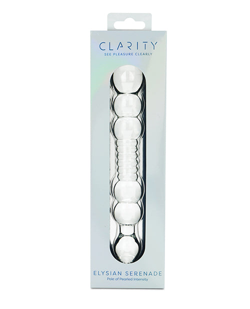 Clarity Elysian Serenade Glass Dildo (7.5")