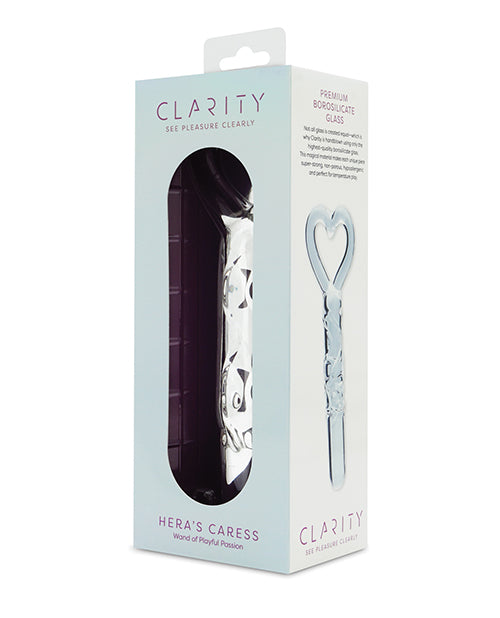 Clarity Hera’s Caress Glass Dildo – Curved for Precise G‑Spot Pleasure