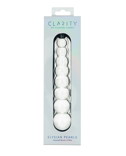 Elysian Pearls Beaded Glass Dildo (6.7in)