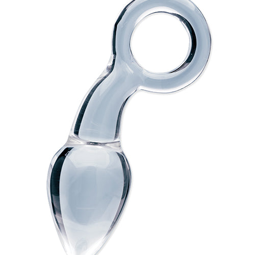 Clarity Utopian Delight Glass Plug – 3.5" Petite Tapered Glass Anal Plug