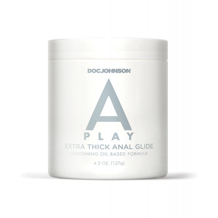 A-Play Extra Thick Anal Glide – Oil-Based Cushioning Formula (4.5 oz)