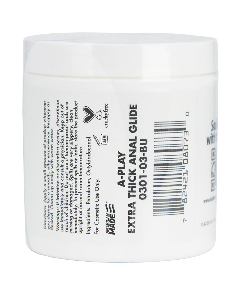 A-Play Extra Thick Anal Glide – Oil-Based Cushioning Formula (4.5 oz)