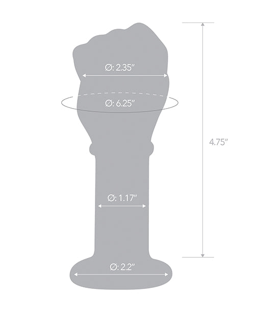 Gläs 5" Glass Fist Butt Plug – Advanced Fisting-Inspired Glass Plug