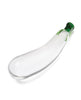 Eggplant Ecstasy Glass Dildo (7.25") by Gläs
