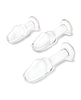 Gläs Helmet Head Glass Anal Training Kit – 3-Piece Graduated Plug Set