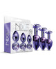 Nixie Metal Butt Plug Trainer Set – Purple Metallic Jeweled