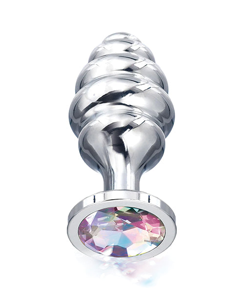 Nixie Honey Dipper Small Metal Butt Plug – Rainbow Jewel