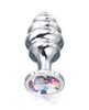 Nixie Honey Dipper Medium Metal Butt Plug – Rainbow Jewel