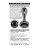 Gender X Black Pearl Metal Plug – Large Gunmetal Aluminum Anal Plug with Black Gem Base