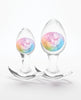 Cosmic Glams Rainbow 2pc Anal Plug Kit