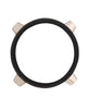 Rebel Cock Ring w/Studs - Black