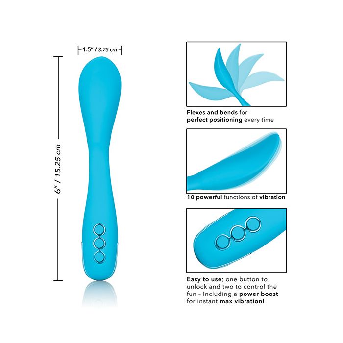 Flexible Waterproof Pleasure Massager + Power Boost