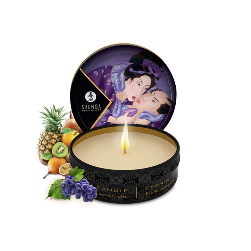 Mini Massage Candle 30 ml / 1 oz - Libido / Exotic Fruits