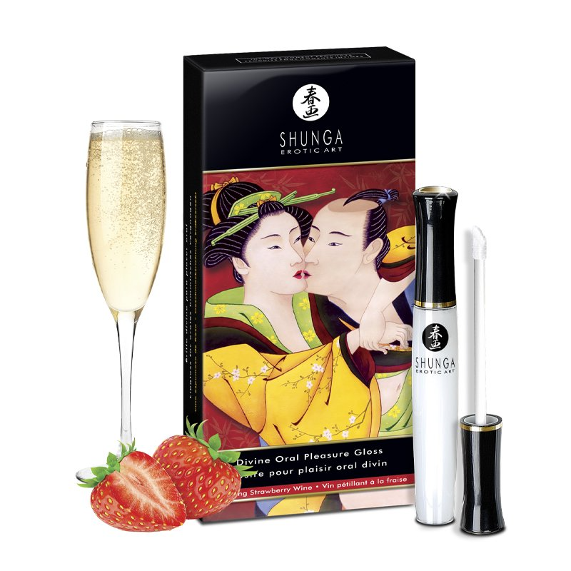 Divine Oral Pleasure Lipgloss - Sparkling Strawberry Wine